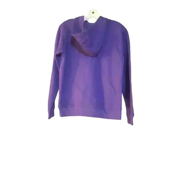 Carhartt Hoodie Purple Youth XL (14) Front Pockets Chest Logo Cotton Blend - Picture 2 of 15